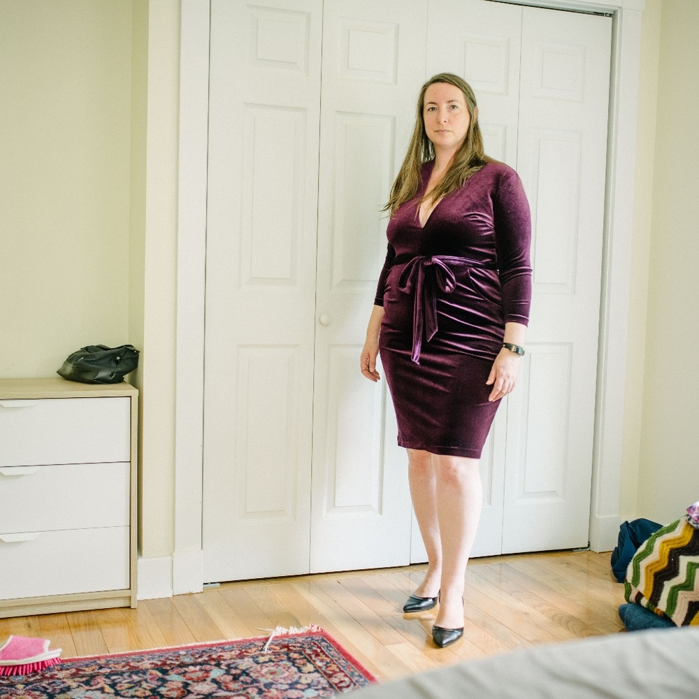 Luxurious Purple eShakti Dress